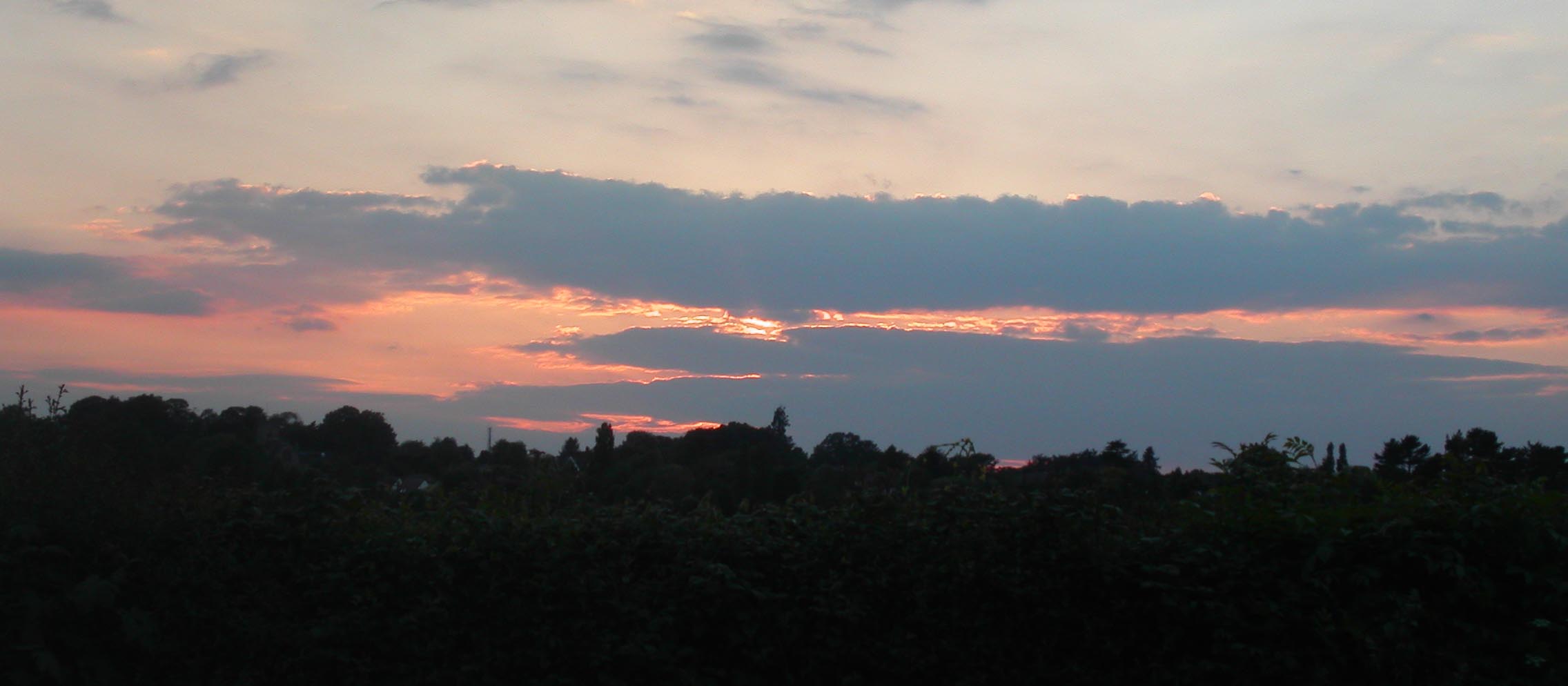Sunset over Leek Wootton