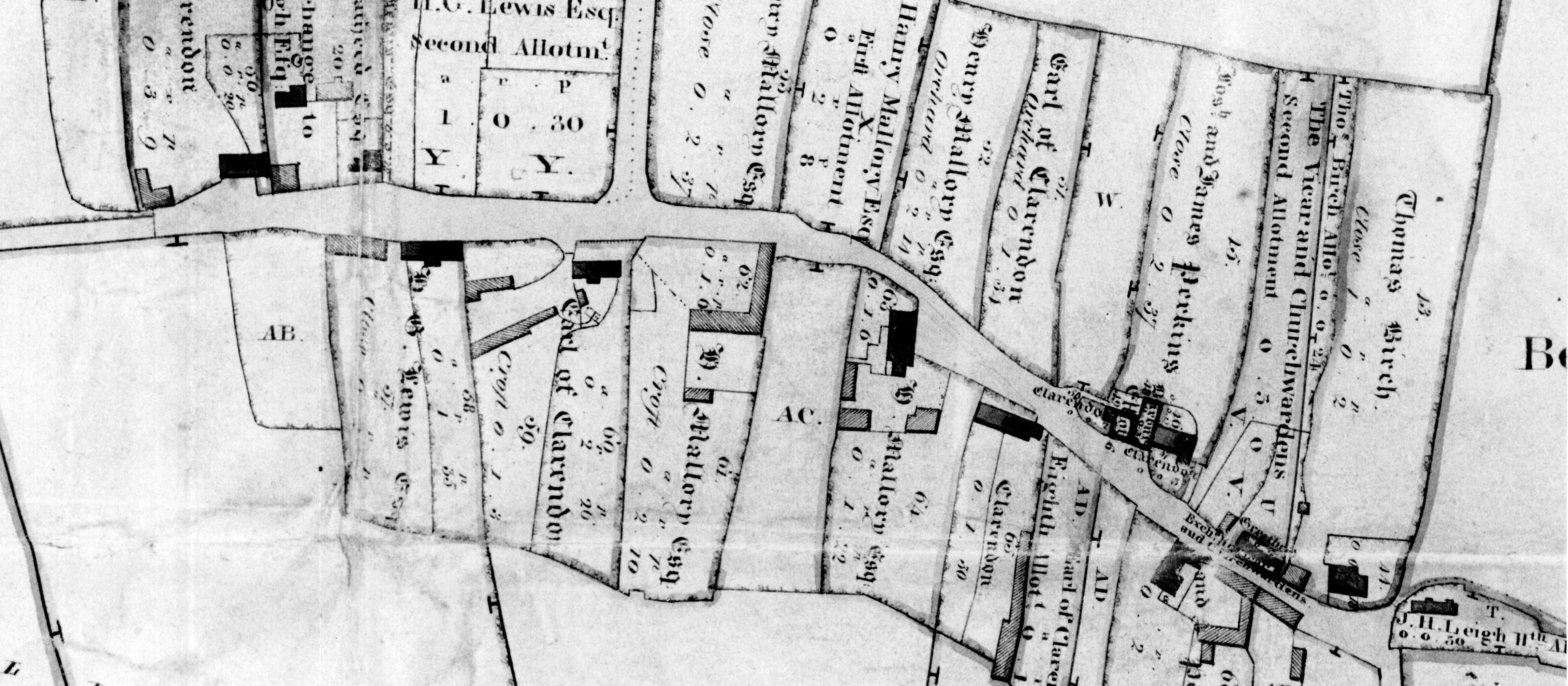 Hill Wootton Enclosure Map